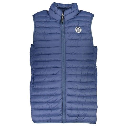 Blaue Polyamid-Herrenjacke