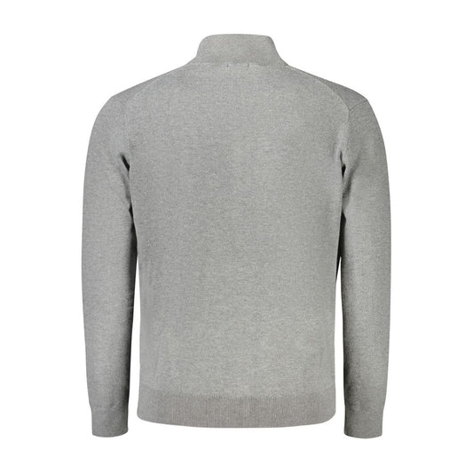 Braune Polyester-Strickjacke für Herren