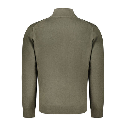 Grüne Strickjacke aus Polyamid für Herren
