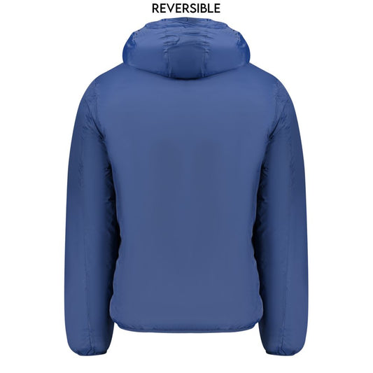 Blaue Wendejacke aus Polyamid für Herren