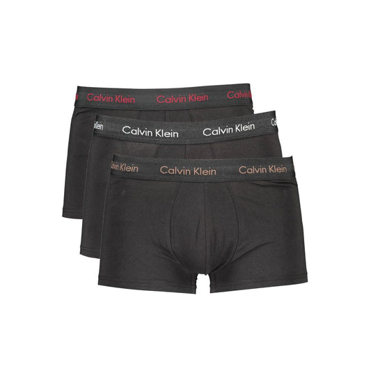 Schwarze Herren-Boxershorts aus Baumwolle