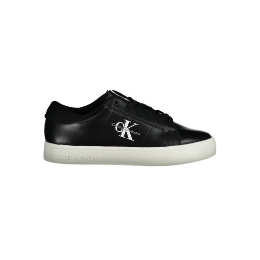 Schwarzer Polyethylen-Sneaker für Damen