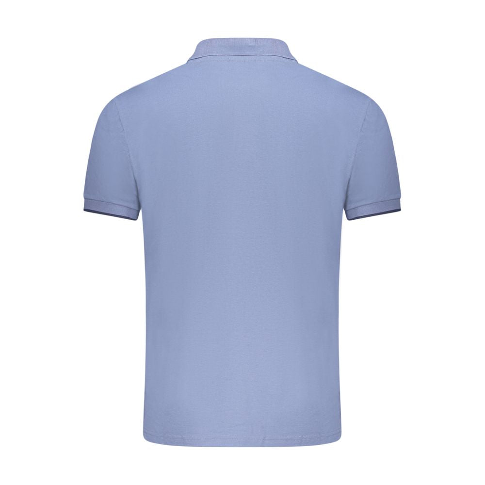Blaues Poloshirt aus Baumwolle für Herren