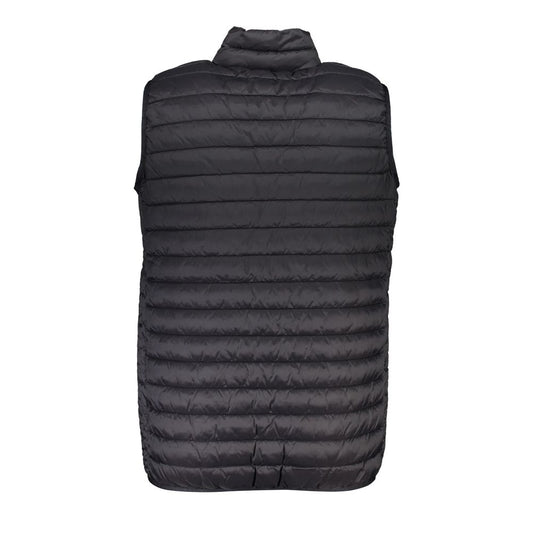 Schwarze Polyamid-Herrenjacke