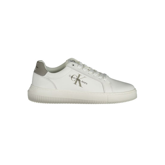 Weiße Leder Herren Sneaker