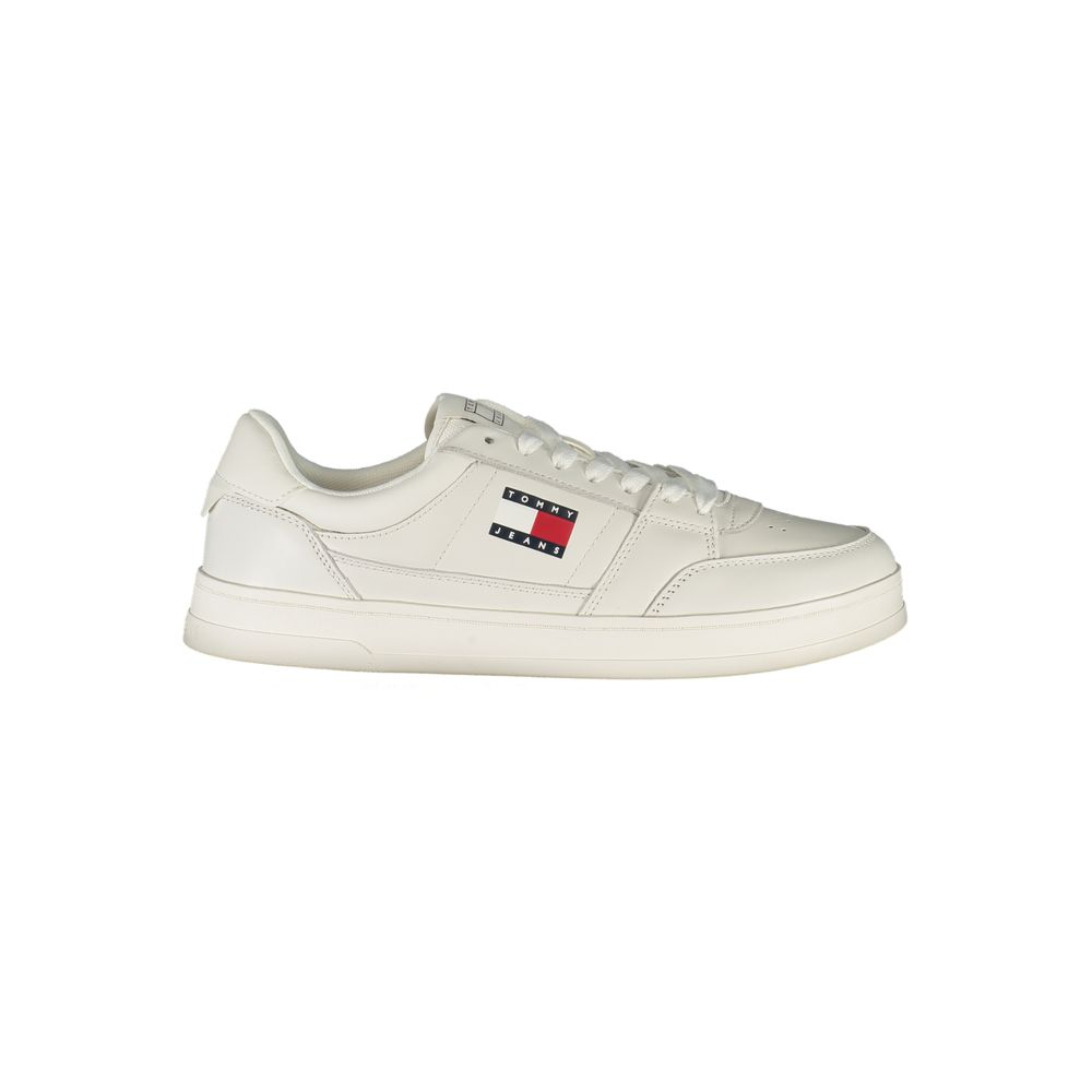 Weiße Leder Herren Sneaker