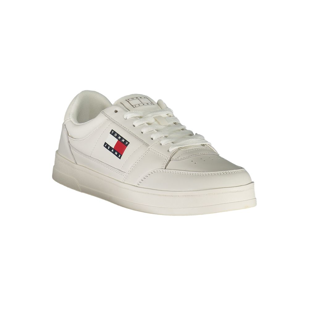 Weiße Leder Herren Sneaker