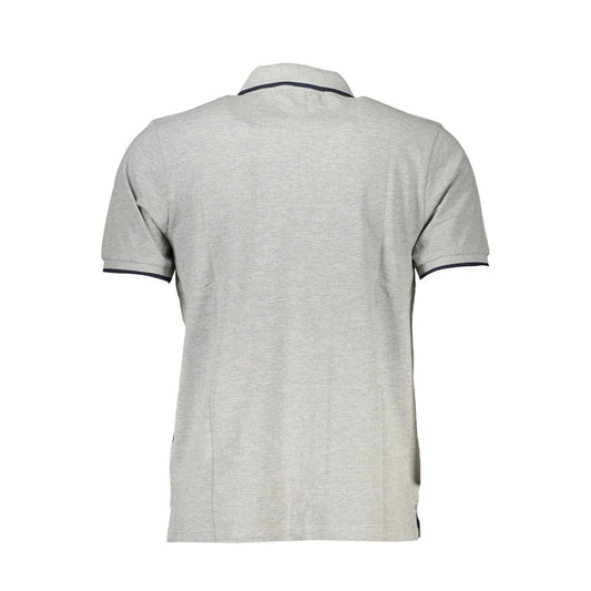 Brown Cotton Men Polo Shirt