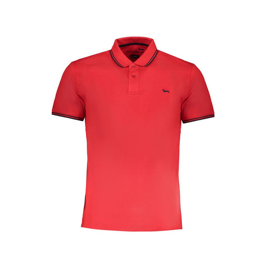 Rotes Poloshirt aus Baumwolle