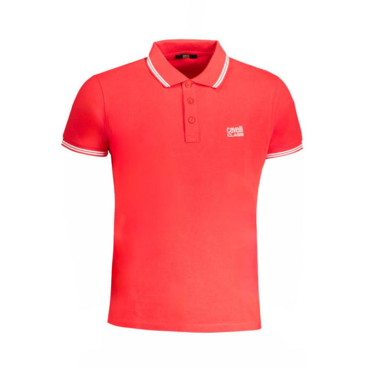 Rotes Poloshirt aus Baumwolle