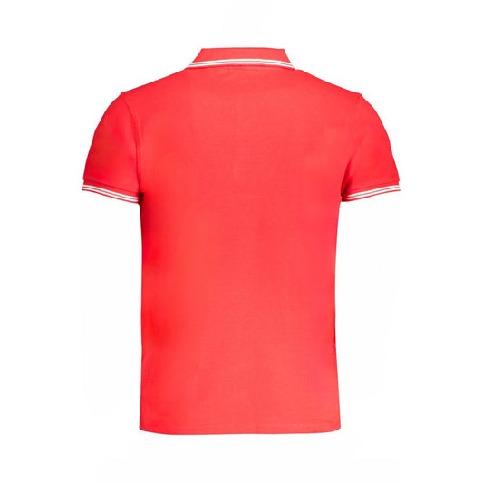 Rotes Poloshirt aus Baumwolle