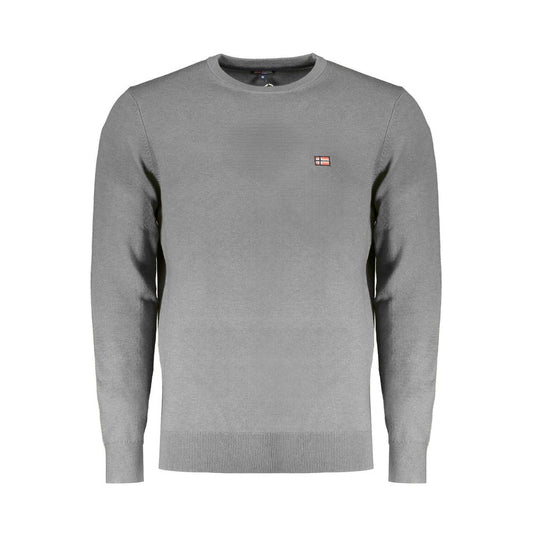 Brauner Polyester-Herrenpullover