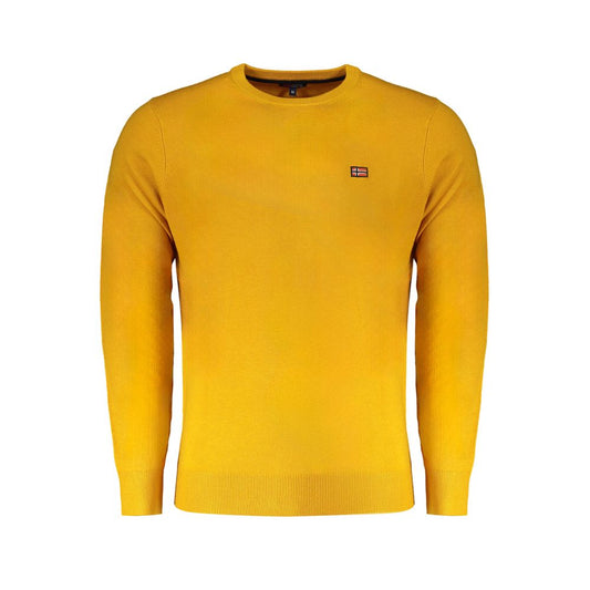 Gelber Wollpullover für Herren