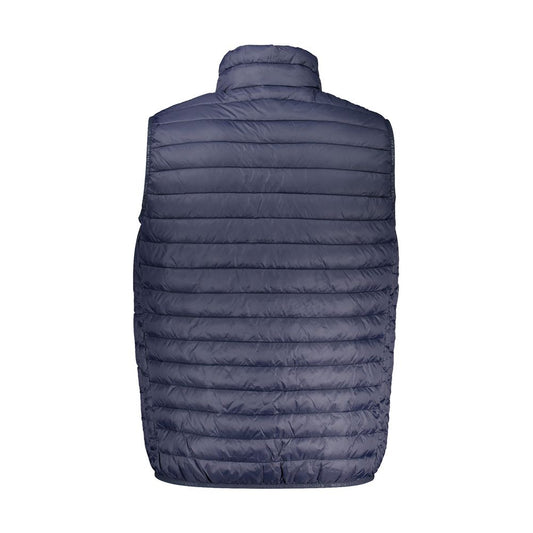 Blue Polyamide Men Jacket