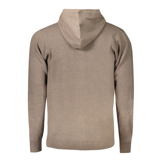 Braune Strickjacke aus Polyamid für Herren
