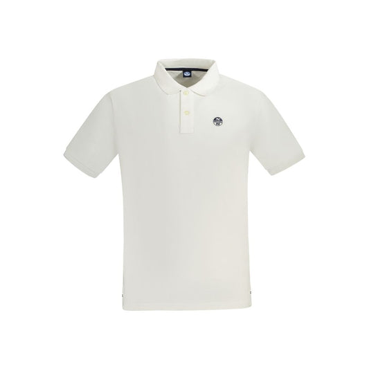 Weißes Poloshirt aus Baumwolle für Herren