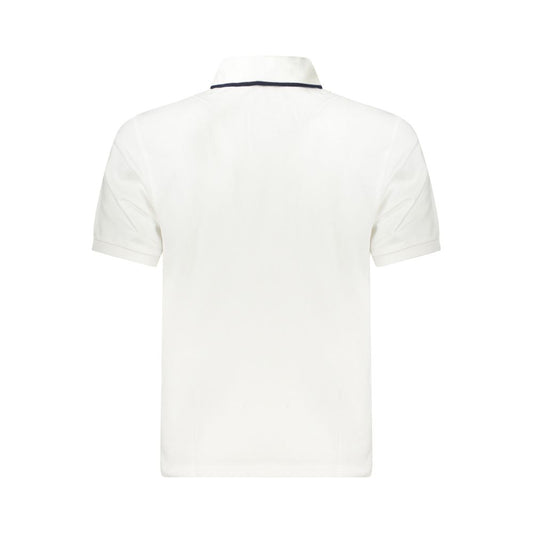 Weißes Herren-Poloshirt aus Baumwolle