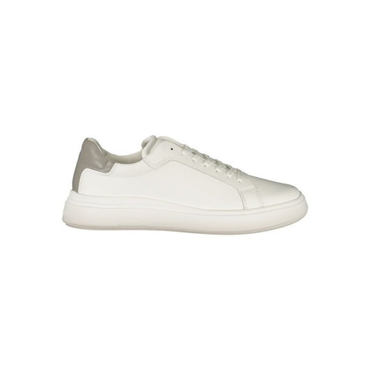 Weißer Polyester-Sneaker