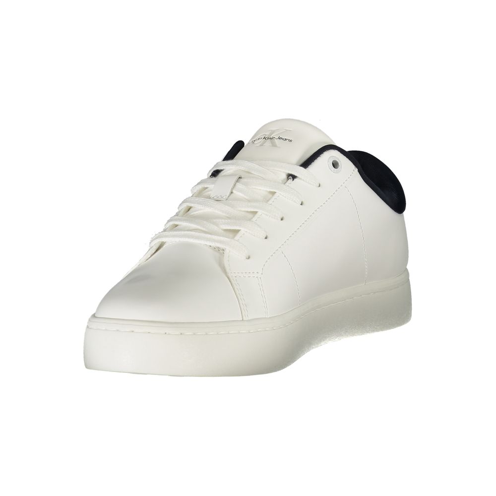 Weiße Leder Herren Sneaker