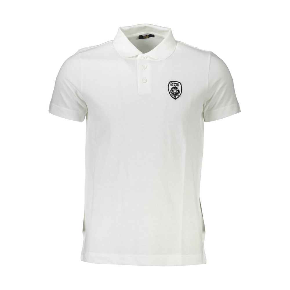 Weißes Poloshirt aus Baumwolle für Herren