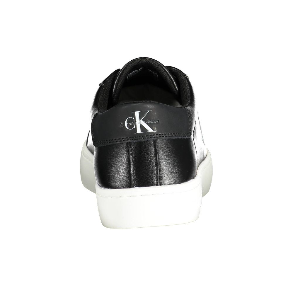 Schwarzer Polyester-Herren-Sneaker