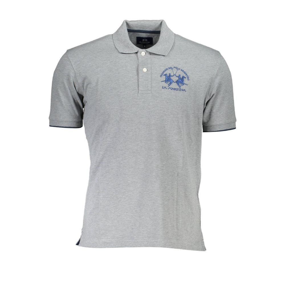 Braunes Poloshirt aus Baumwolle für Herren
