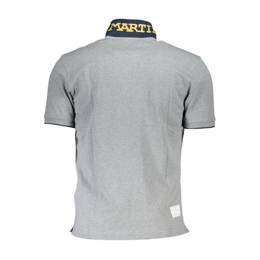 Braunes Poloshirt aus Baumwolle für Herren