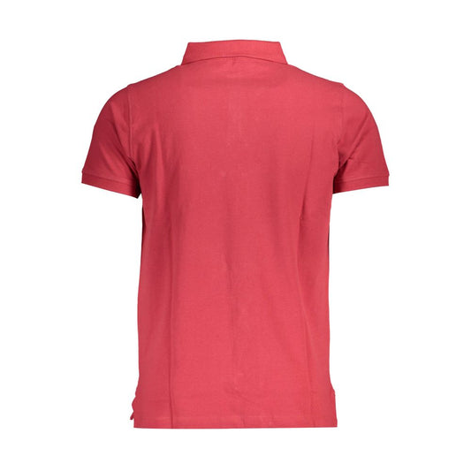 Rotes Poloshirt aus Baumwolle für Herren
