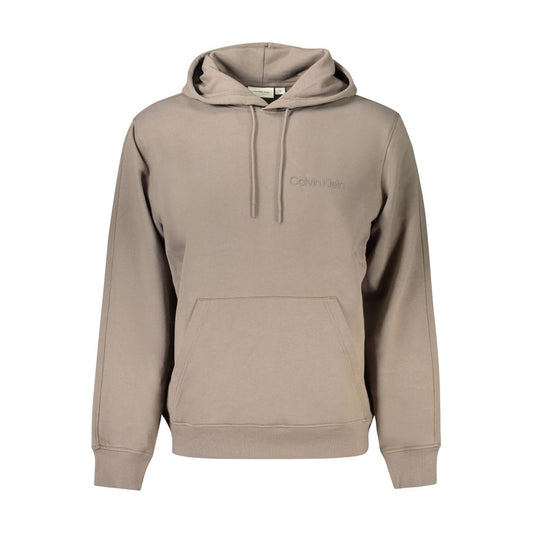 Brauner Baumwollpullover für Herren