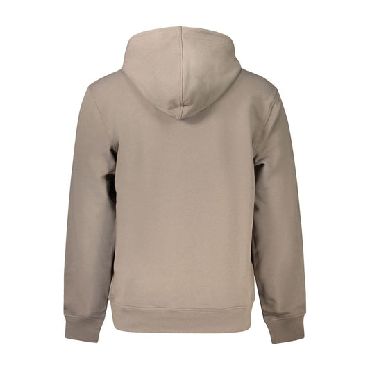 Brauner Baumwollpullover für Herren