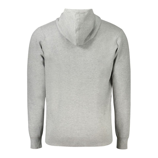 Graue Strickjacke aus Polyamid für Herren