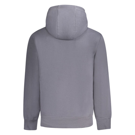 Blauer Baumwollpullover für Herren