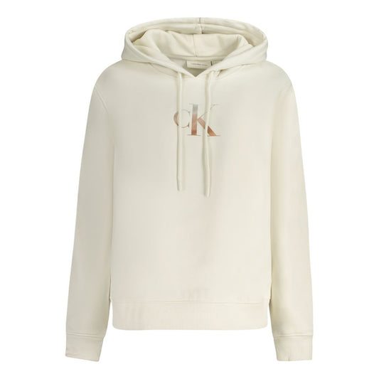 Weißer Baumwollpullover für Damen