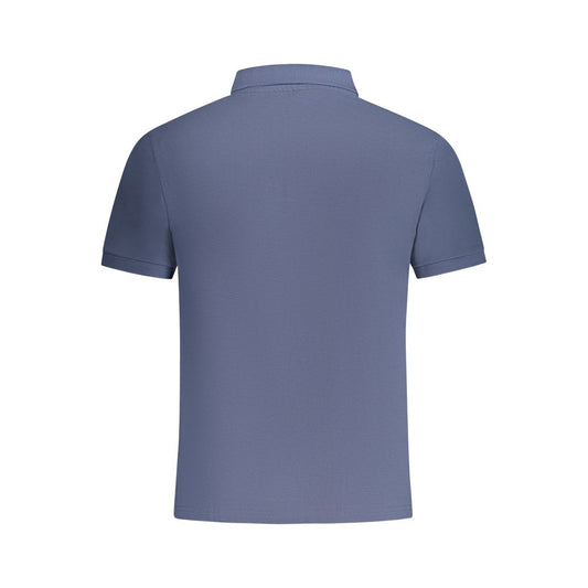 Blaues Poloshirt aus Baumwolle für Herren