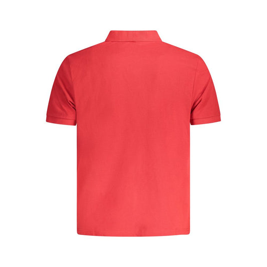 Rotes Herren-Poloshirt aus Baumwolle