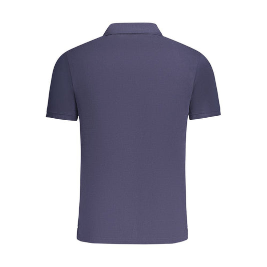 Blaues Poloshirt aus Baumwolle für Herren