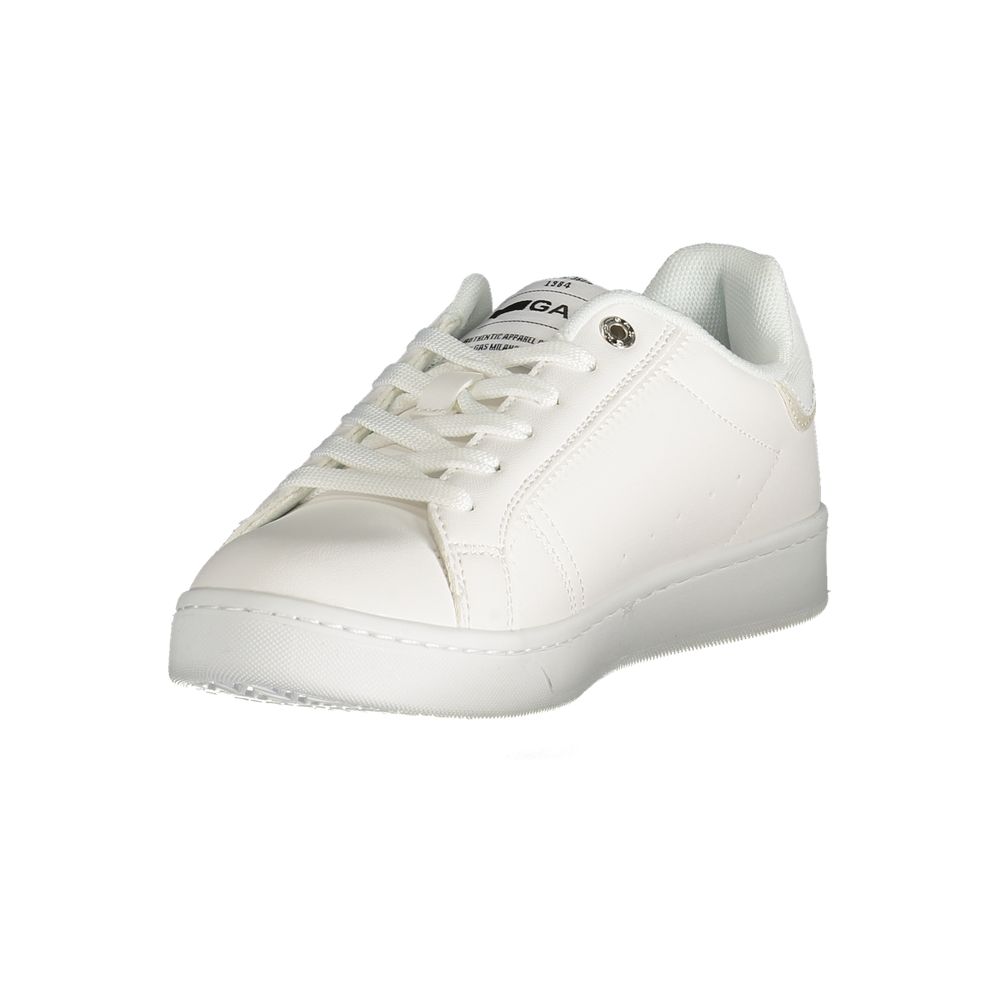 Weiße Polyester Damen Sneaker