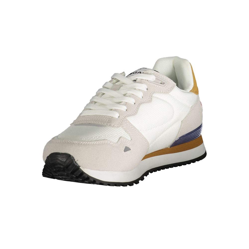 Weiße Polyester Herren Sneaker