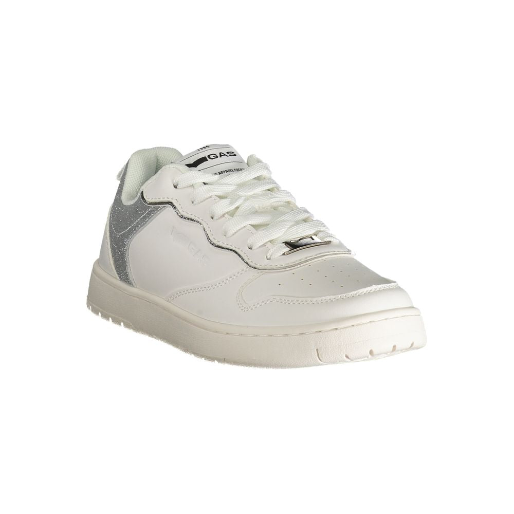 Weiße Polyester Damen Sneaker