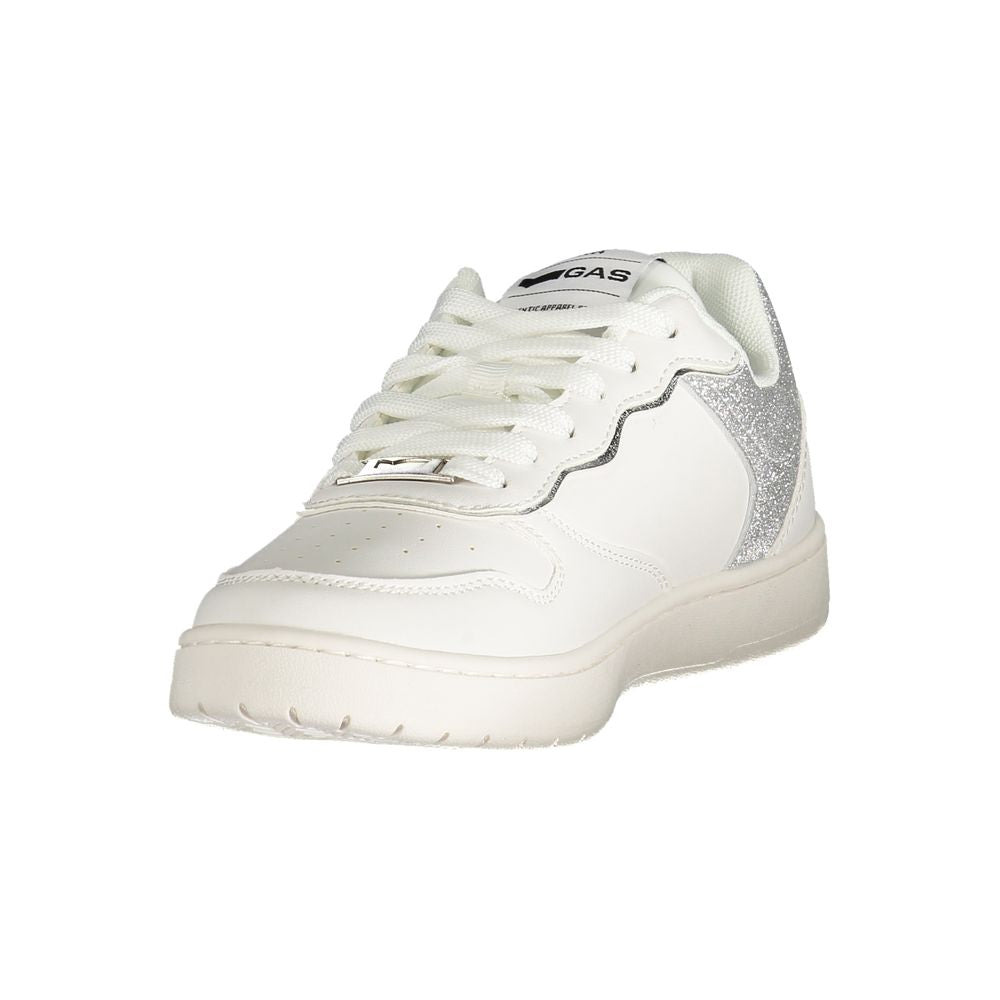 Weiße Polyester Damen Sneaker
