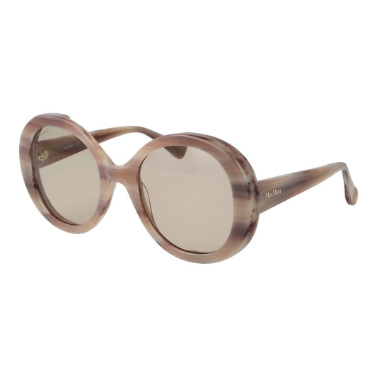 Cremefarbene Damen-Sonnenbrille