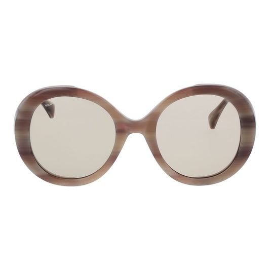 Cremefarbene Damen-Sonnenbrille