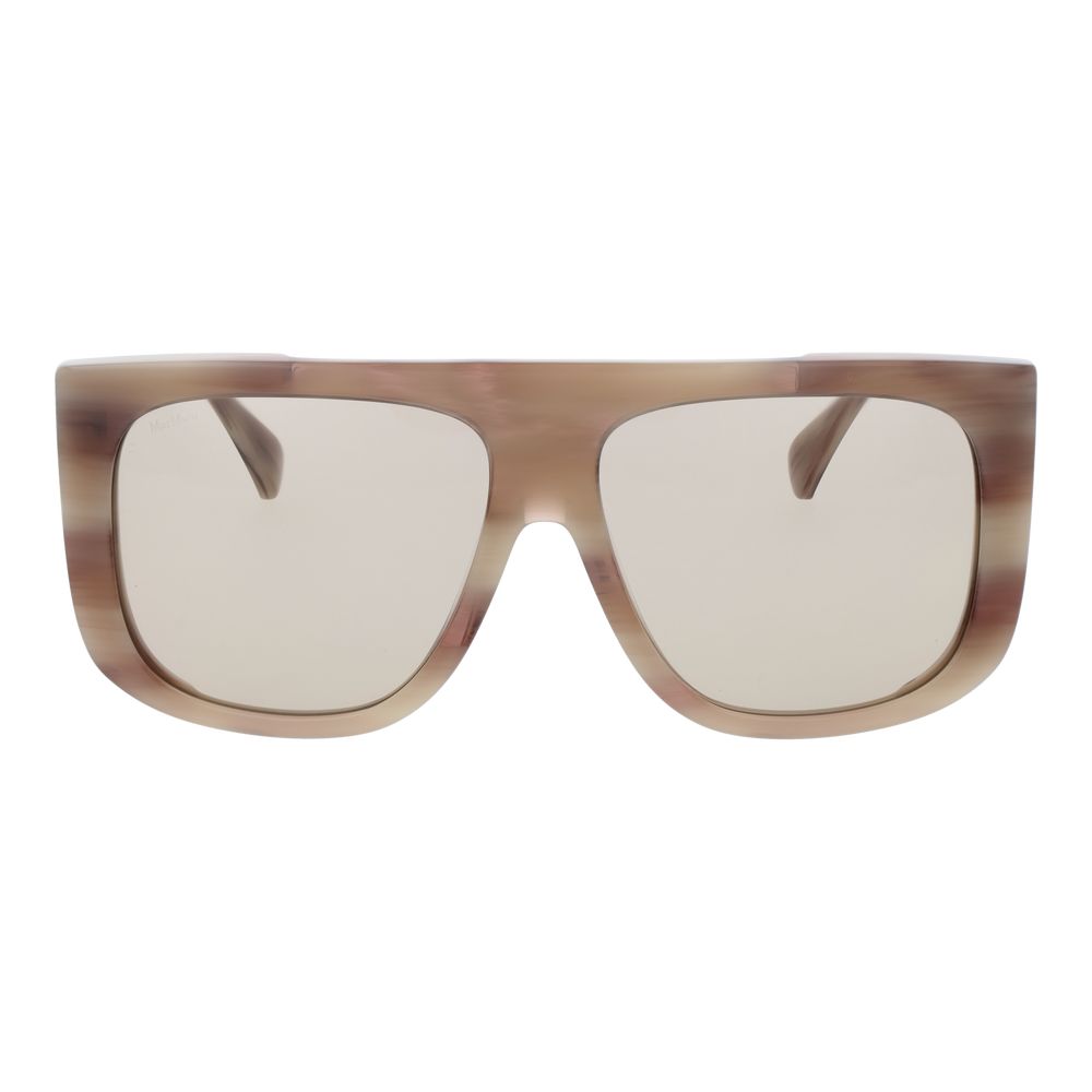 Cremefarbene Damen-Sonnenbrille