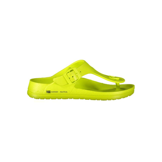 Gelbe Plastiksandale für Damen