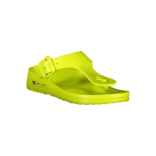 Gelbe Plastiksandale für Damen