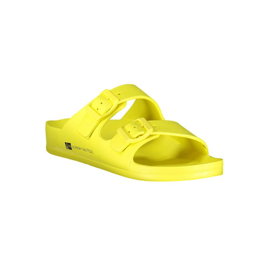 Gelbe Plastiksandale für Damen