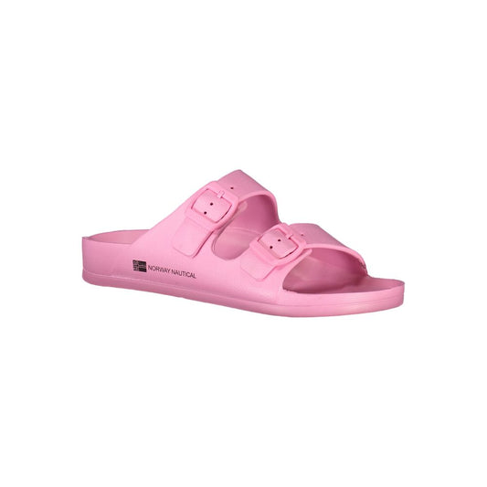 Rosa Plastik Damen Sandale