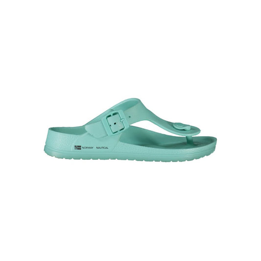 Blaue Plastiksandale für Damen