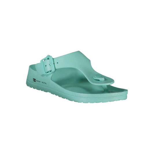 Blaue Plastiksandale für Damen