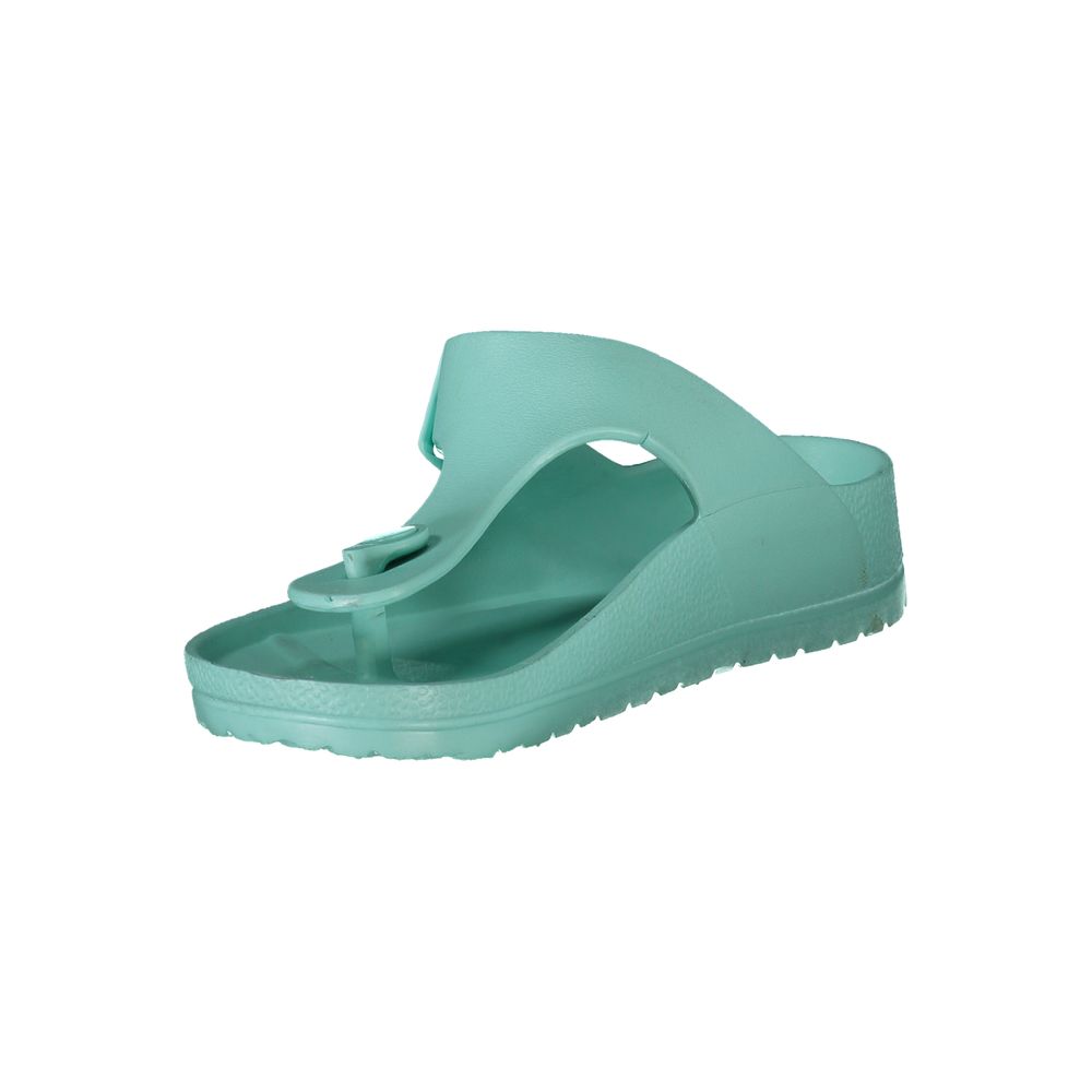 Blaue Plastiksandale für Damen